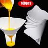 Paint Filter Paper 10x19 Cm 100 Microns Car Paint Spray Mesh Paper Filter Funnel Strainer Disposable Conical Straining Funnel