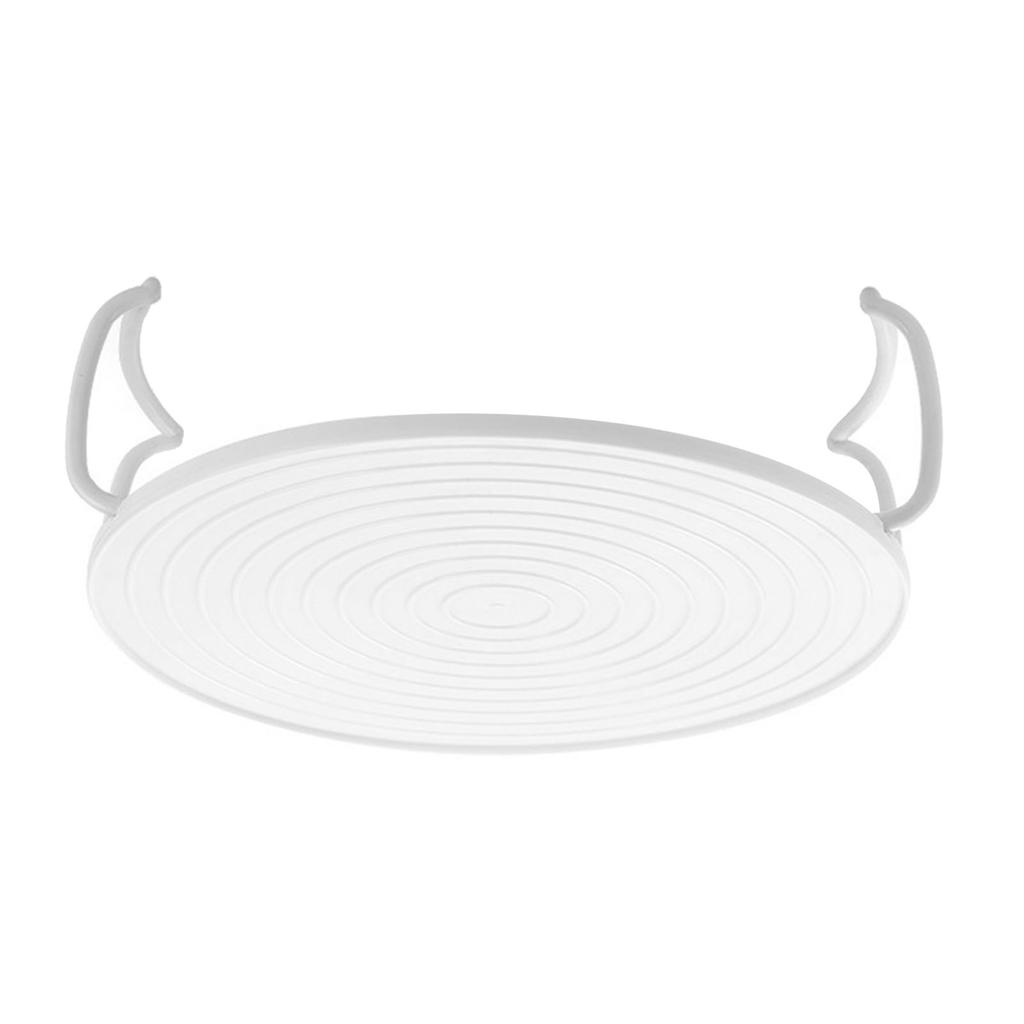 Microwave Heating Layered Steaming Tray Holder Multifunctional Round Steaming Rack Tray for Kitchen