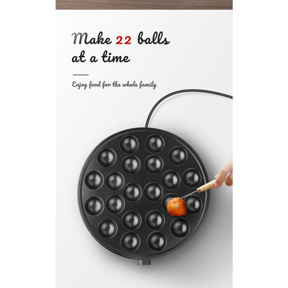 Машина для изготовления шариков осьминога, мини-бытовая машина для изготовления такояки, машина для выпечки яиц и вафель, машина для торта