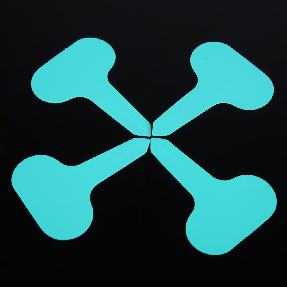 100 шт. Идентификационный матовый знак, бирка для цветочного дерева, питомника, знаки для растений в горшках, подсказка, пластиковая этикетка Т-типа