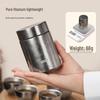 Jingdong Zhizao Pure Titanium Tea Canister