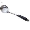 304 Stainless Steel Soup Spoon Colander with Thickened Handle Serving Ladle Flower Leakage Hole Tableware Kitchen Cooking Tool