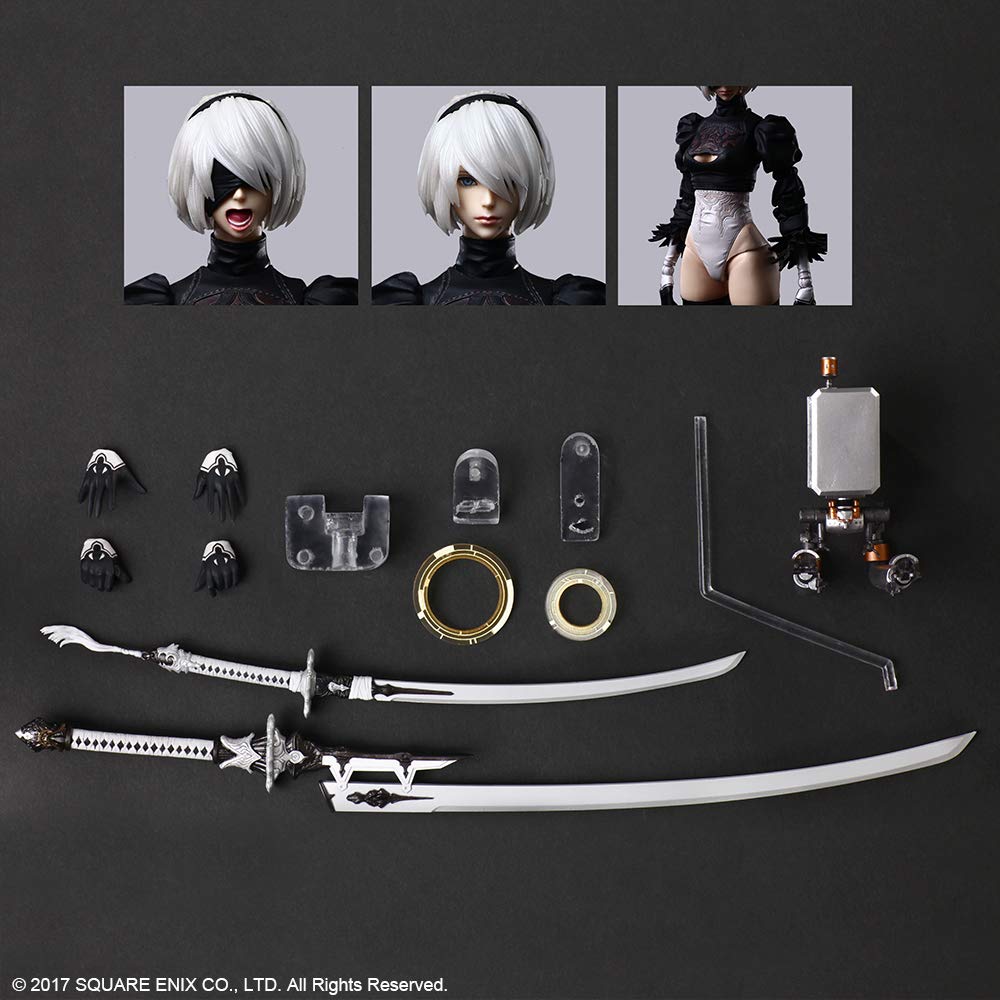 Automata PLAY ARTS Kai 2 B Type DX PVC Painted Movable Figure NieR <Yorha No. Version>