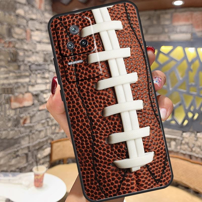 Чехол для American Football для Xiaomi 14 Ultra 15 13 11T 12T 13T 14T Pro POCO X3 X5 X6 X7 Pro M6 F5 F6 Pro