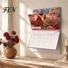 Handcrafted Wall Planner 2027 Diamond Art Painting Pattern Calendar, Rhinestone Gem 12 Decorative Hanging Calendar Monthly Planner, Jan. 2026-Dec. for