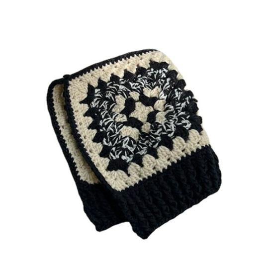 Шляпа-балаклава, стильный, сочетающийся по цвету, супермягкий вязаный шарф без полей, принадлежности для верховой езды