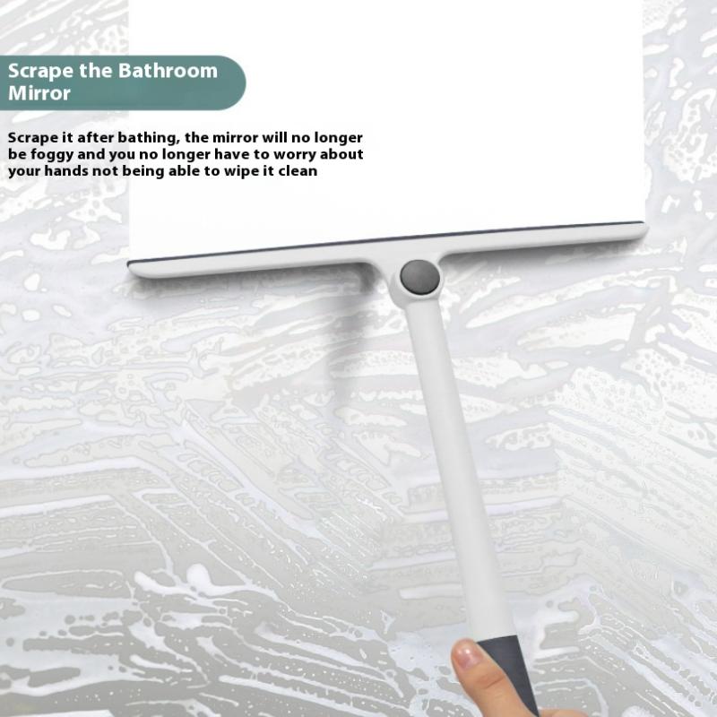 Вращающийся на 360 градусов скребок для душа, скребок для стеклоочистителей, скребок для очистки с силиконовым держателем, скребок для зеркала в ванной комнате, чистка