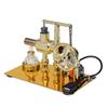 Dual Cylinder Single Cylinder Stirling Engine Toy Balance Single-Cylinder Hot Air Model  Invention