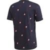 Adidas MHE AOP T Shirt Men's Marine Blue FQ6214