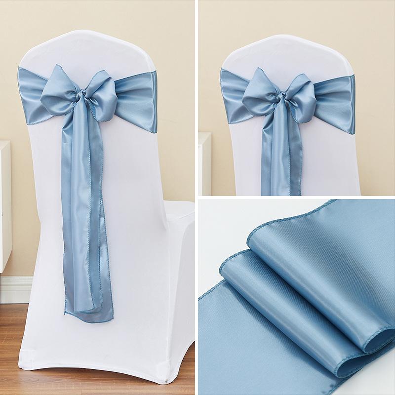 Шелковая лента, бабочка, украшения на спинку стула для мероприятий, свадеб, вечеринок, чехлы для стульев с акцентом в виде бабочки