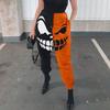 Women Halloween Fashion Comfortable Printed High-Waisted Harem Joggers Pants