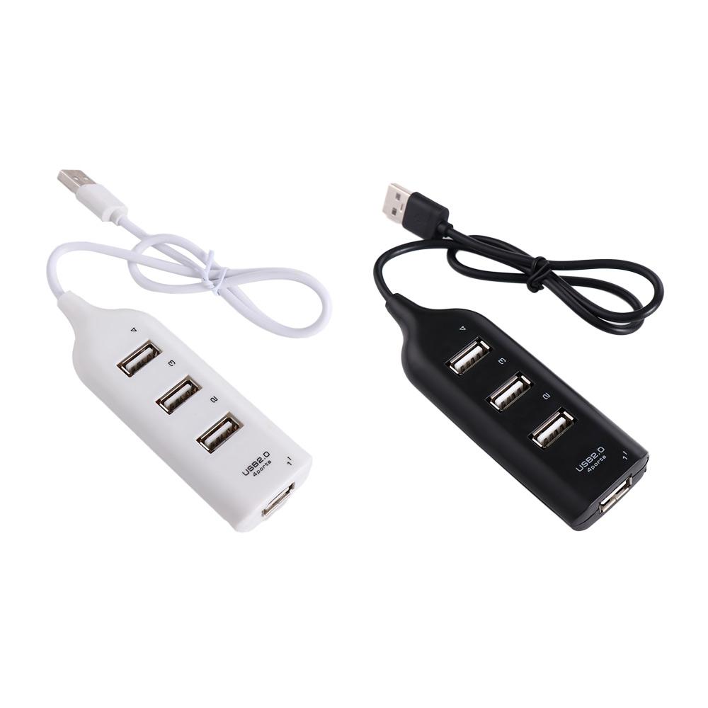 Аксессуары Приемник для ноутбука 4-портовый USB 2.0 хаб USB-хаб Множественный расширитель Адаптер питания