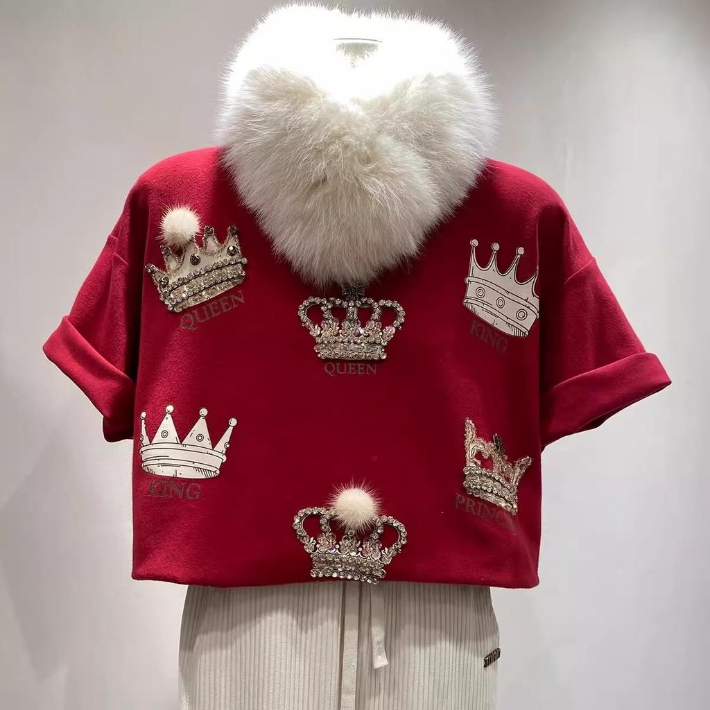 Women's Fashion Casual Summer Spring 1/2 Sleeves O-Neck Blouses & Shirts