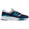 New Balance Nb 997H Удобные Изысканные Кожаные Амортизирующие Дышащие Низкие Кроссовки для Марафона Унисекс Неоново-Водно-Голубые CM997HCT