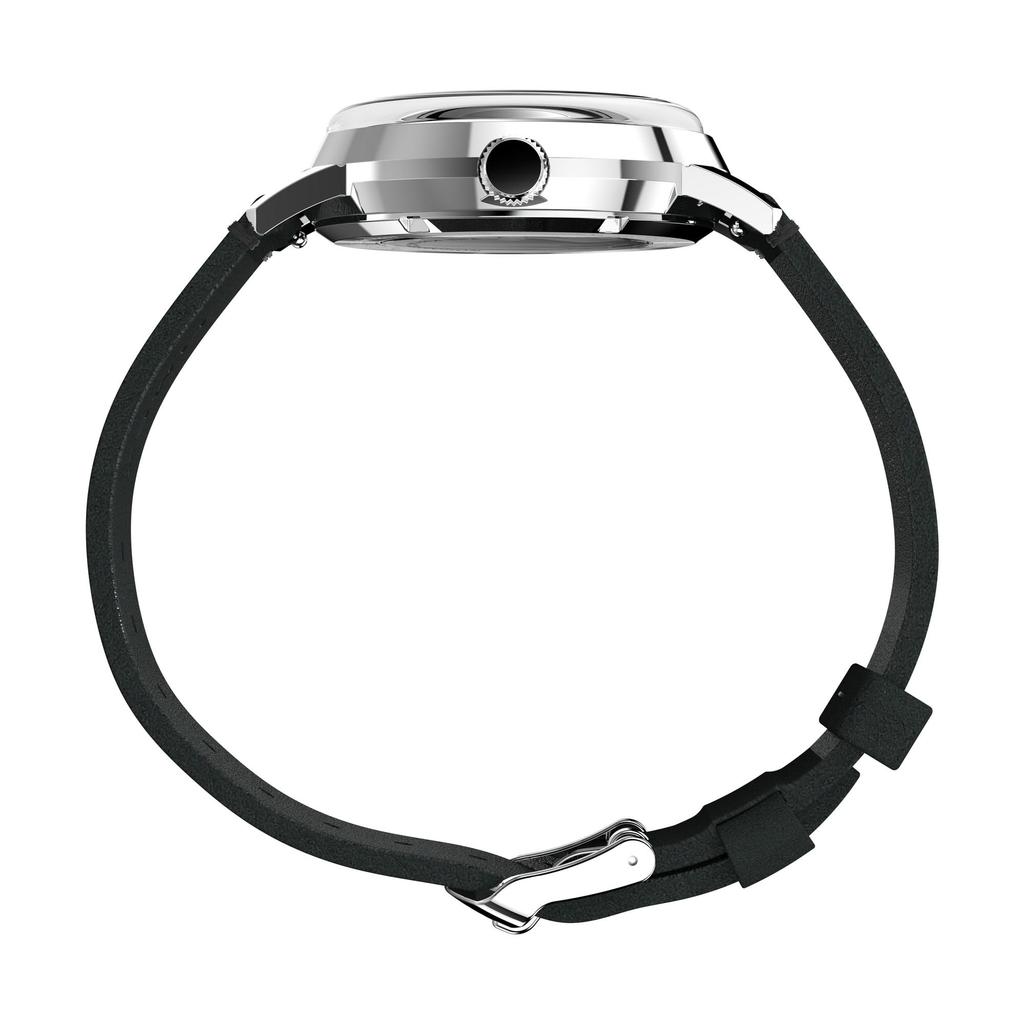 Timex Men's Merlin 40mm Watch, Black/Stainless Steel/Black. , Retro.