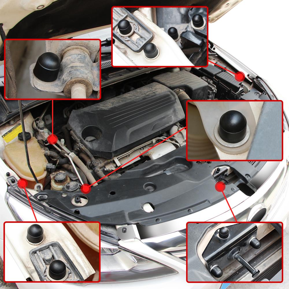 16 шт. аксессуары для салона автомобиля, универсальный защитный колпачок для авто винтов для Solaris ix35 i20 i30 i40 HYUNDAI Tucson CRETA Santa fe