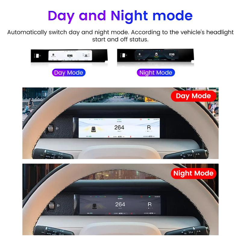 11.26 Inch Car LCD Digital Dashboard Cluster For Chery ICAR V23 301 401 501 2025+ Instrument Panel Speedometer Virtual Cockpit