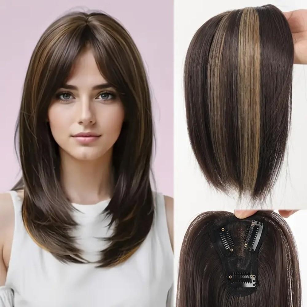 Hair Extension Synthetic Hair Bangs Clip In Fringe Hair Pieces for Women