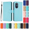 Honor50SE Case For Honor 50 SE Wallet Leather Flip Case honor50SE Protective Pattern Card Slot Book Cover Solid Color Fundas