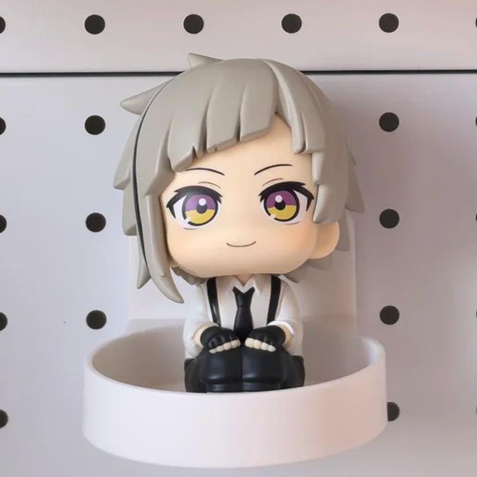 10 см Аниме Фигурка Bungou Stray Dogs Взгляд вверх Накадзима Ацуси Фигурка Действия Q Версия Дазай Осаму Фигурка ПВХ Коллекционная Игрушка