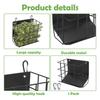 Metal Guinea Pigs Feeder With Anti Tipping Grille Removable Hays Rack top sale