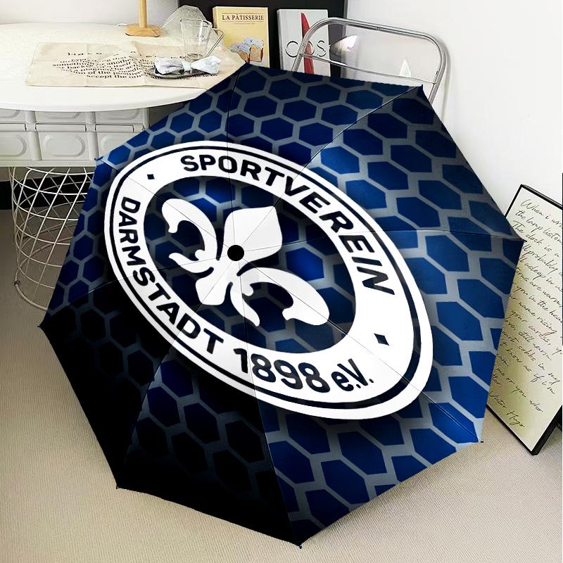Sport Club Darm-stadt Umbrella 8-Frame for Travel, Camping, Casual Lightweight Portable Umbrella, Essential for Every Family Holidays Gift