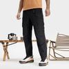 Fila Solid Color Straight Leg Sports Woven Casual Pants Men Bottoms Deep-Black A11M417804F-BK