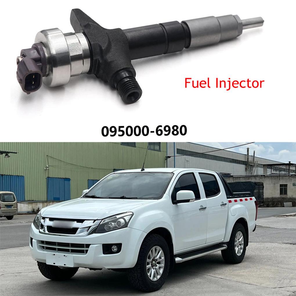 Metal Diesel Fuel Injector Injector For D-Max Rodeo 4JJ1 3.0L 095000-6980 Improved Fuel Economy
