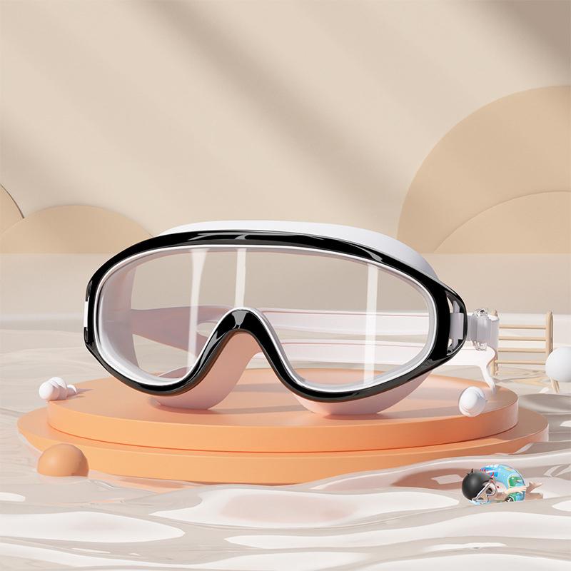 1Pcs Boys Girls Professional Diving Goggles Glasses Children Swimming Goggles Caps Waterproof Anti-fog Big Box