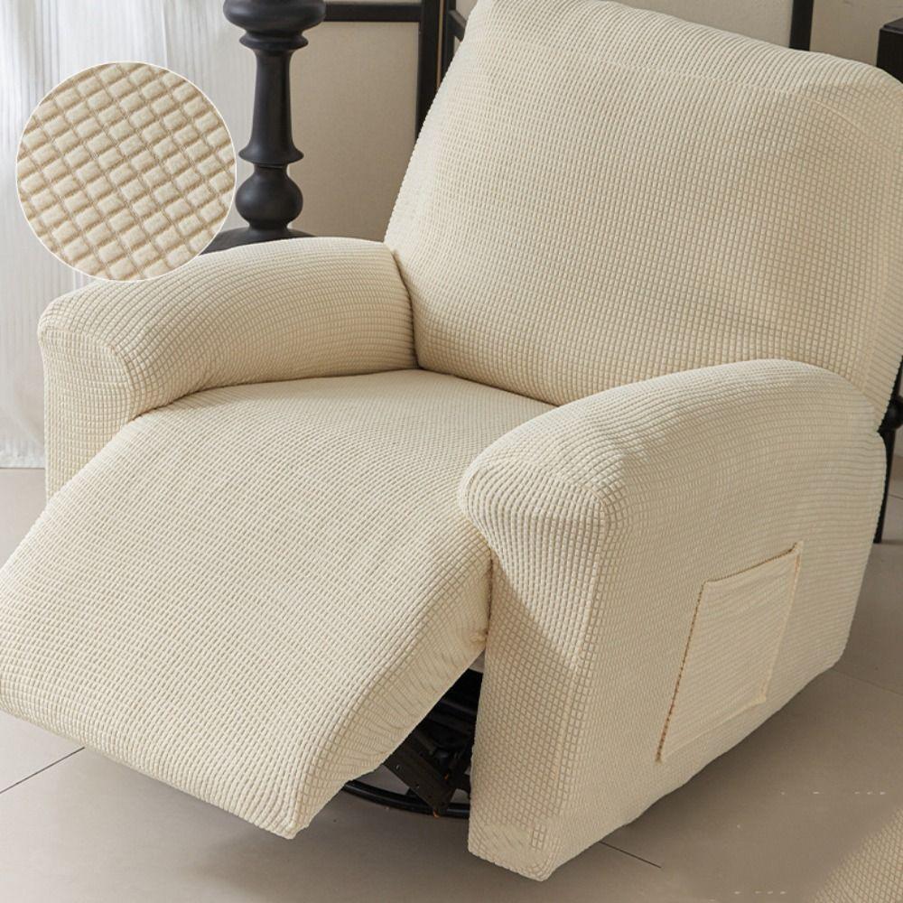 4pcs/set Wear-resistant Sofa Slipcover Elastic Couch Cover Armchair Slipcover Lazy Chair