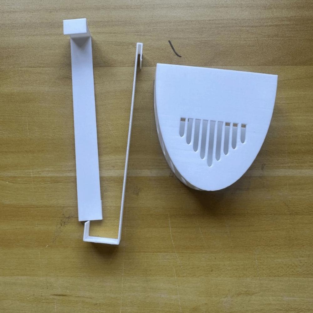 Anti-Slip Toilet Tank Cleaning Tablet Holder Plastic Bleach Tablet Bracket Bathroom
