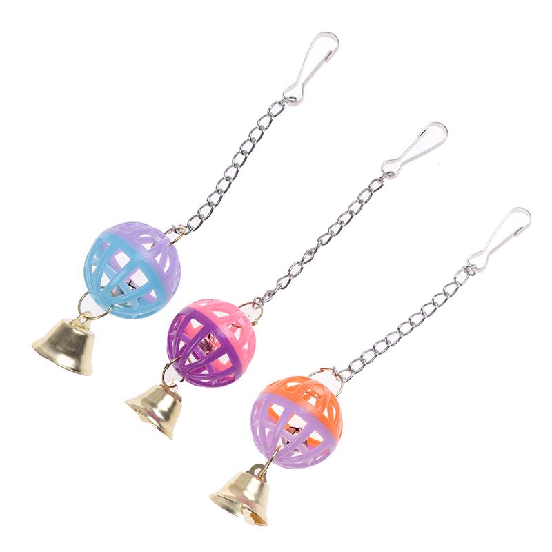 Попугай, птица, корелла, колокольчик, качели, шарик, подвесная клетка, игрушка, товары для домашних животных