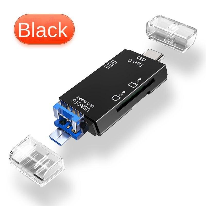 Мобильный телефон, компьютерный кард-ридер, карта памяти, U-диск, SD-карта, многофункциональное преобразование TF-карты, с Type-c, USB, микроинтерфейсом