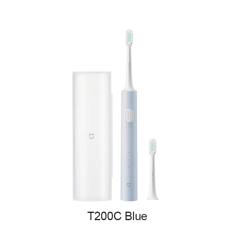 Xiaomi Mijia T200C электрическая зубная щетка набор умная звуковая зубная щетка перезаряжаемая IPX7 водонепроницаемый очиститель для отбеливания зубов