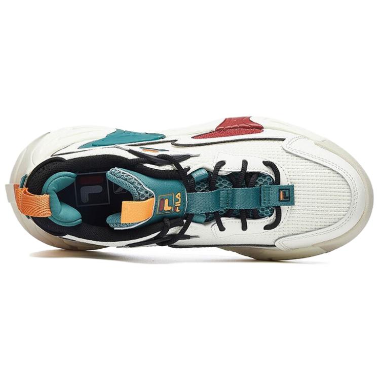 Fila Swarm Fabric Two-Layer Cowhide Synthetic Leather Swarm Vortex Comfortable Low-Top Retro Basketball Shoes Women Sneaker F12W034124FSG