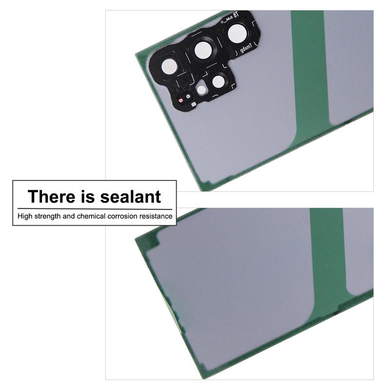 Back Housing Battery Cover For Samsung Galaxy S24 Ultra S928B S928U S928W Back Rear Lid Glass Replacement with Camera Lens