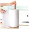 Metal Paper Towel Holder Stand Modern Minimalist Countertop Dispenser for Kitchen Dining Table Elegant Gold Rose Gold Finish