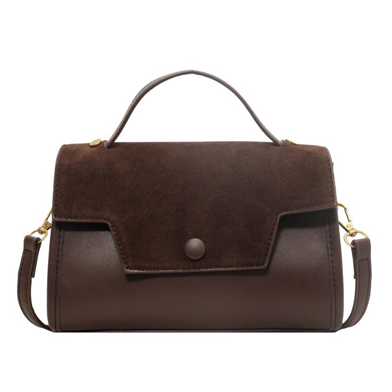 Сумка женская сумка 2024 осень зима новая корейская версия простая модная сумка-мессенджер женская ретро матовая сумка через плечо hbag tide