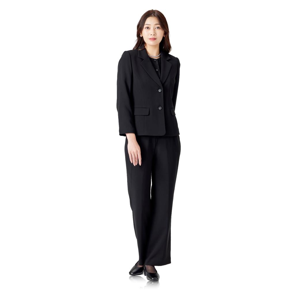 Mourning by Mourning Pants Pants Formal Black Open All 13 ALB027 Aniva Organic [Aniba Organic] [Washable Clothes] [Supervised Specialists] Clothes,