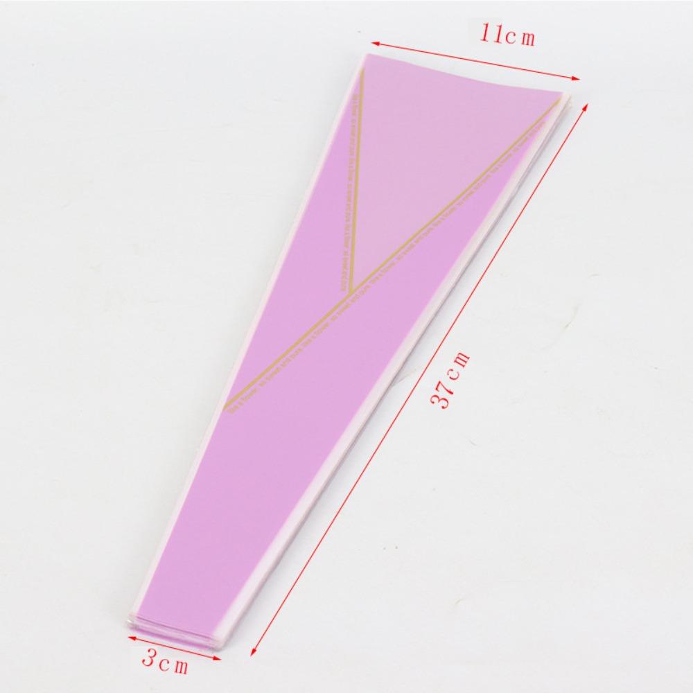 50 шт. Конусная упаковка для цветов, одиночные розы, цветочные обертки ко Дню святого Валентина