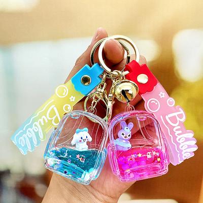Мультяшная кукла Брелок Милая Плавающая Хрустальная Бутылка Песочный Мешок Подвеска Девочка Мелочи Дети