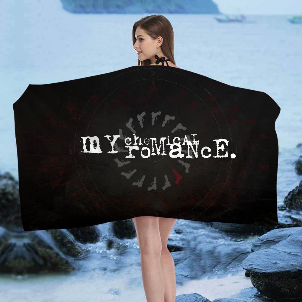 Классическое полотенце M-My C-Chemical R-Romance из микрофибры с принтом для пляжа, скалолазания, йоги, плавания, бега, впитывающее
