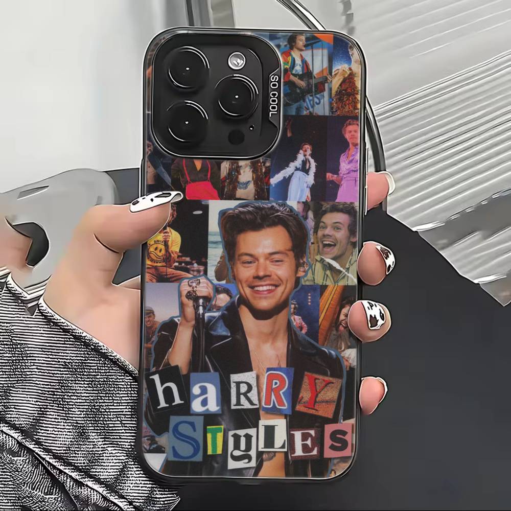 Чехол для телефона H-HaRRy Music S-Styles для iPhone 17,16,15,14,13,12,11 Plus,Pro Max,XS,Цветной Серебристый Черный Чехол