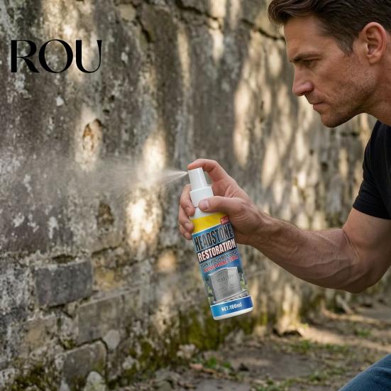 Tombstone Cleaner Headstone Restoration And Cleaning Spray, Monument for Stain Remover Granite Marble Cemetery Memorials, Gentle Stone Care