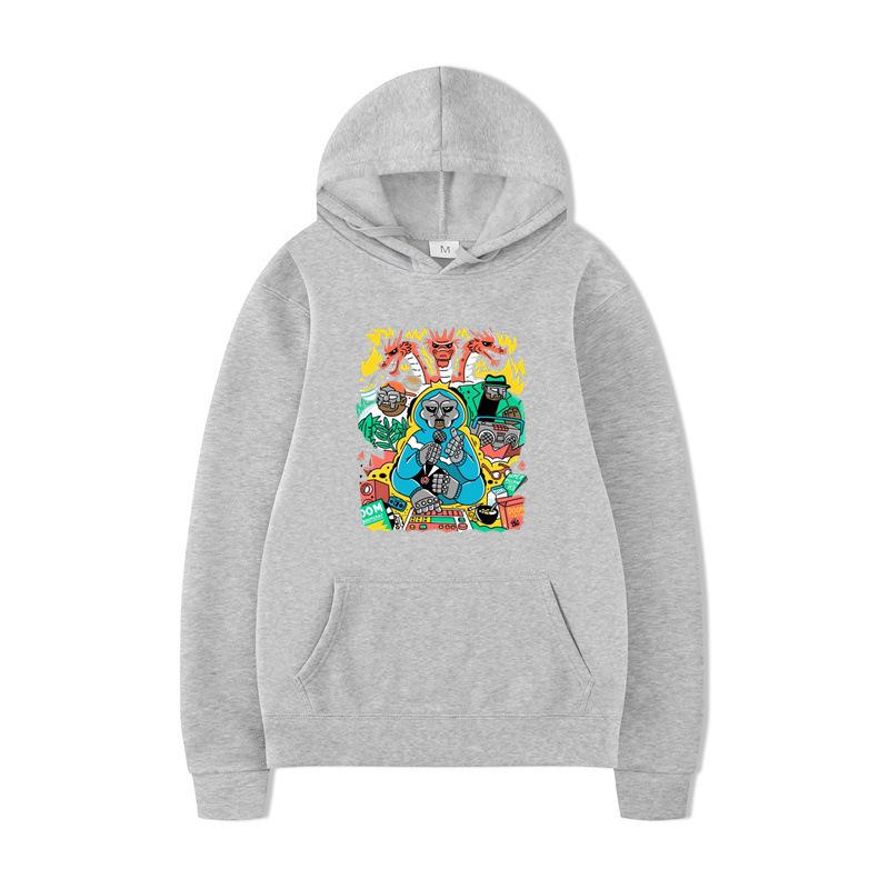 Rip Mf Doom Hoodie Men Fashion Long Sleeve Sweatshirts Hip