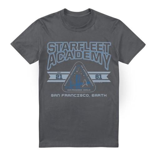 Star Trek Mens Starfleet Academy Earth T-Shirt