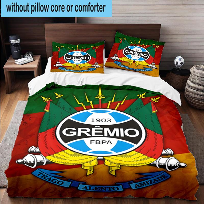 3pcs Fc 1903 Emblem Printed Bedding Set Duvet Cover Closure Includes 1 Duvet Cover & 2 Pillowcases Bedding Sets Home Decor Gifts