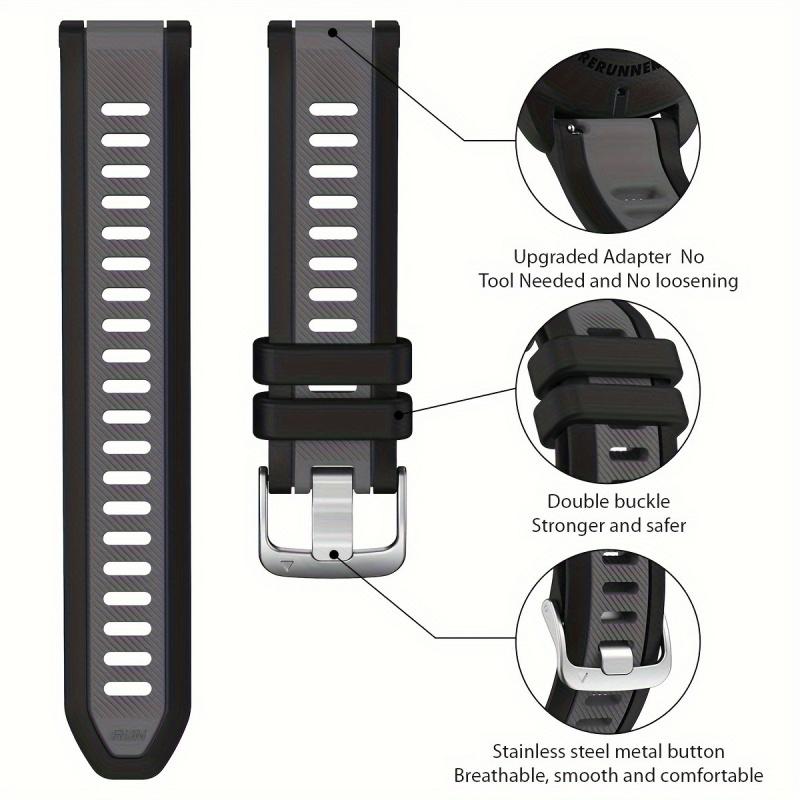 Быстросъемный ремешок 20 мм для Garmin Forerunner55/Vívoactive 5/(Forerunner 165/245/645 Music)/Vivoactive 3 Music