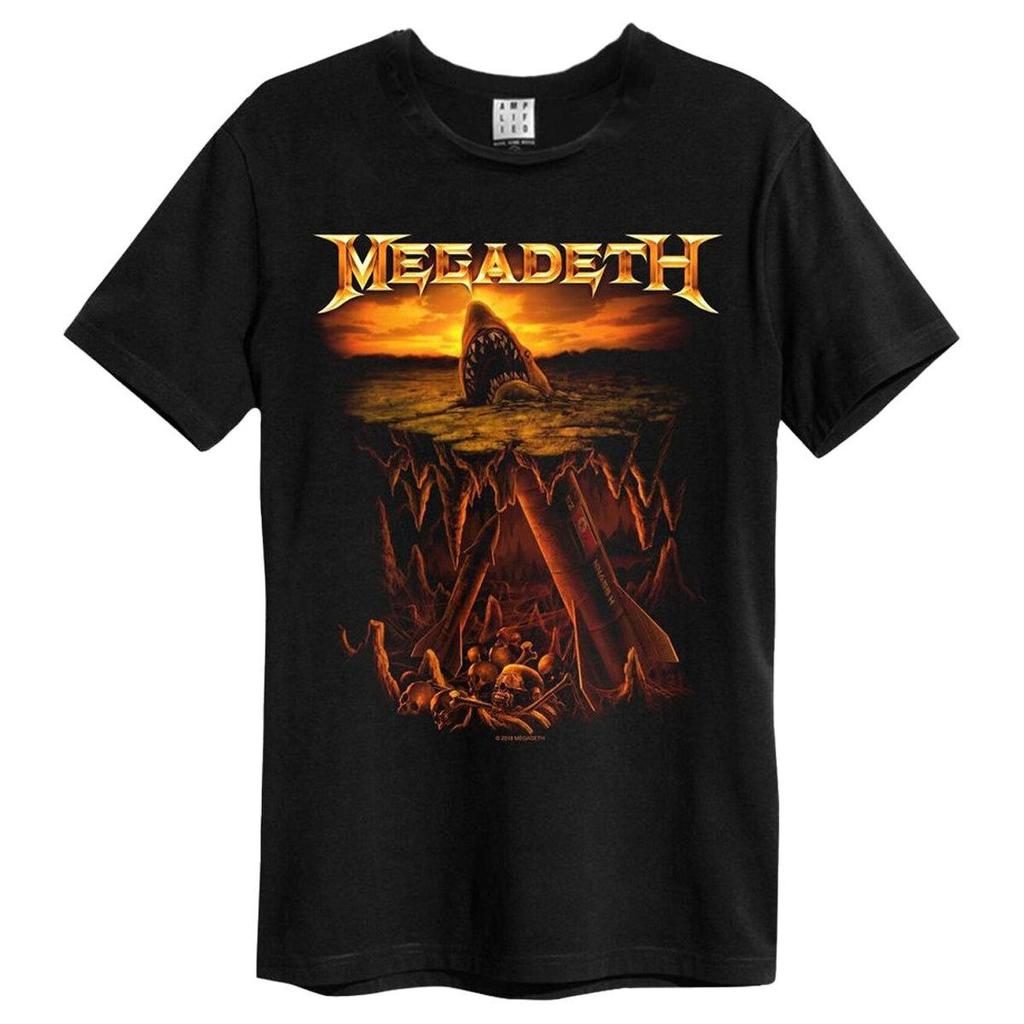Amplified Футболка унисекс для взрослых Shark Nukes Megadeth