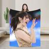 Alysa Liu Warm Blanket For Living Room  Trend Throw Blanket Winter Travel Office Flannel Bedspread